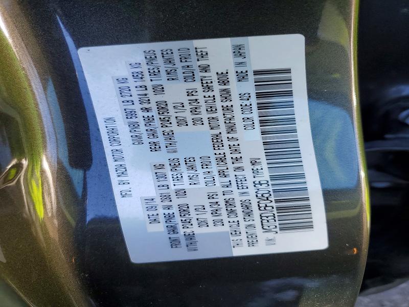 Aukcja sprzedaży 2015 Mazda Cx-9, vin: JM3TB3DV6F0450136, numer aukcji: 76078085