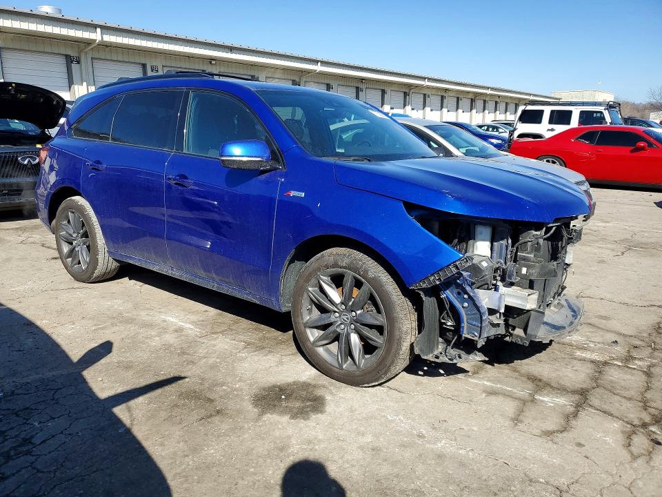 77525555 :رقم المزاد ، 5J8YD4H01LL017722 vin ، 2020 Acura Mdx مزاد بيع
