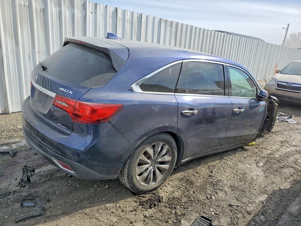 Aukcja sprzedaży 2014 Acura Mdx Techno, vin: 5FRYD4H43EB025827, numer aukcji: 76538055