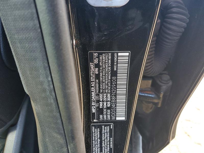 Продаж на аукціоні авто 2015 Mercedes-benz Cla, vin: WDDSJ4EB8FN209608, номер лоту: 76463165