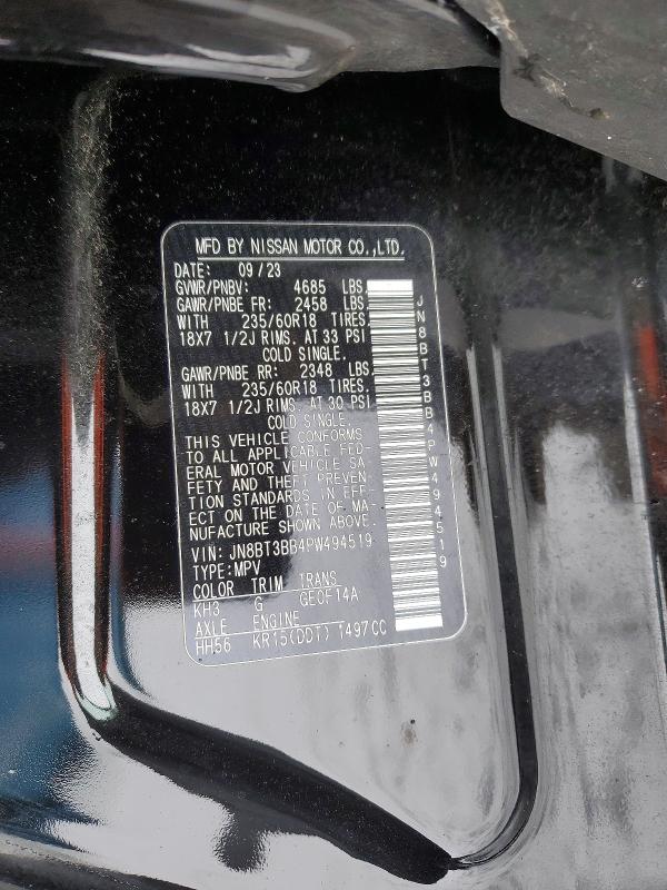 Продаж на аукціоні авто 2023 Nissan Rogue, vin: JN8BT3BB4PW494519, номер лоту: 78105375