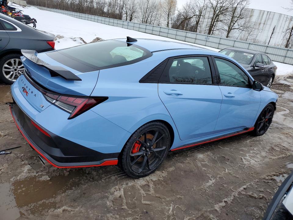 78182765 :رقم المزاد ، KMHLW4DK4SU035274 vin ، 2025 Hyundai Elantra N مزاد بيع