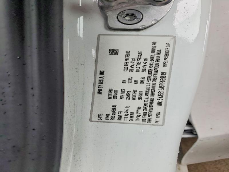 Продажа на аукционе авто 2023 Tesla Model 3, vin: 5YJ3E1EA5PF559819, номер лота: 78258305