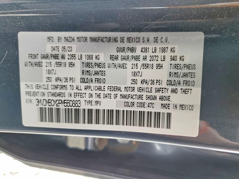Продажа на аукционе авто 2023 Mazda Cx-30, vin: 3MVDMBCM2PM560883, номер лота: 77140775