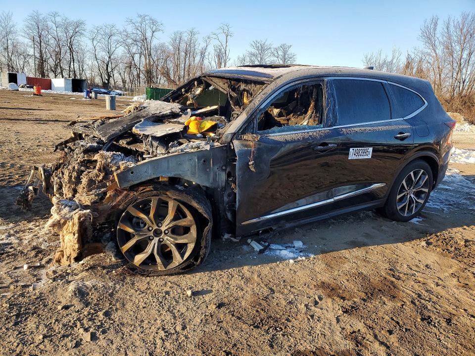 Продажа на аукционе авто 2022 Acura Mdx, vin: 5J8YE1H48NL003270, номер лота: 74983995
