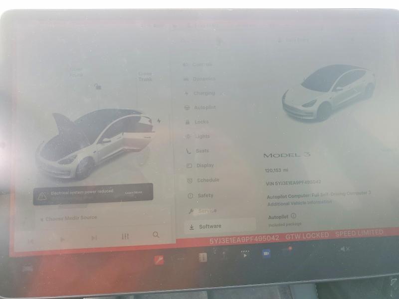 2023 Tesla Model 3 მანქანა იყიდება აუქციონზე, vin: 5YJ3E1EA9PF495042, აუქციონის ნომერი: 76605895