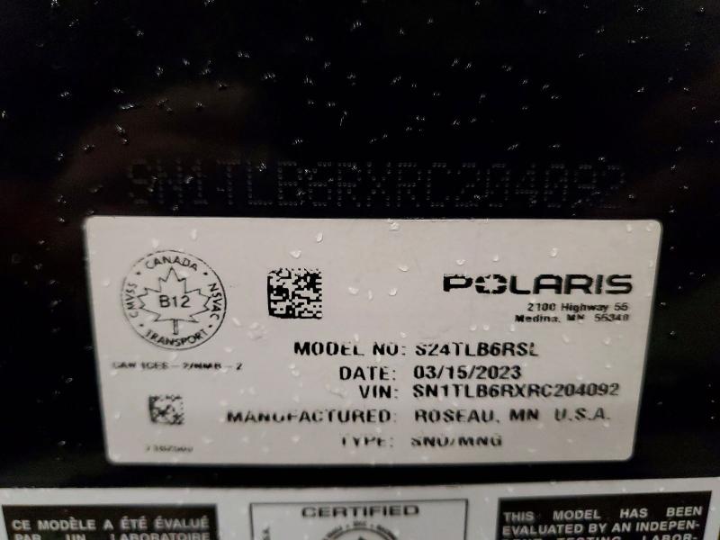 76908165 :رقم المزاد ، SN1TLB6RXRC204092 vin ، 2024 Pola Switchback مزاد بيع