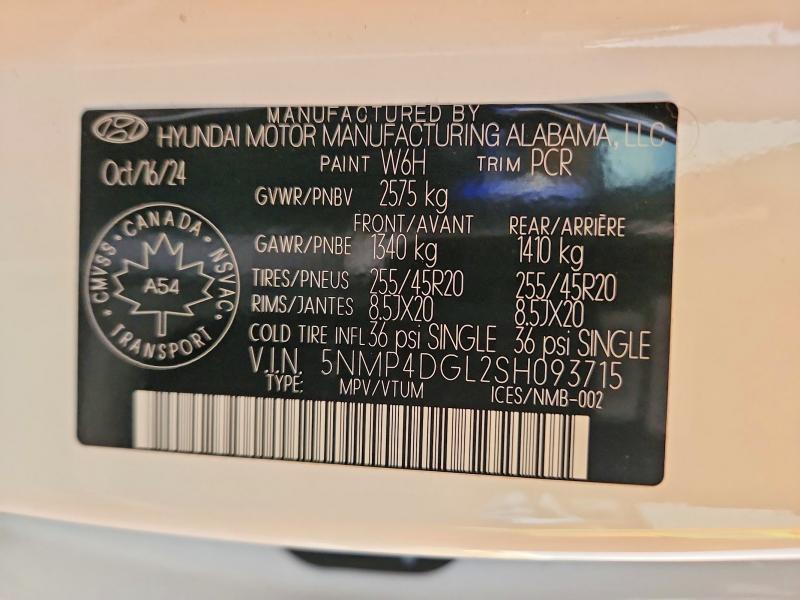 Продаж на аукціоні авто 2025 Hyundai Santa Fe, vin: 5NMP4DGL2SH093715, номер лоту: 76762505