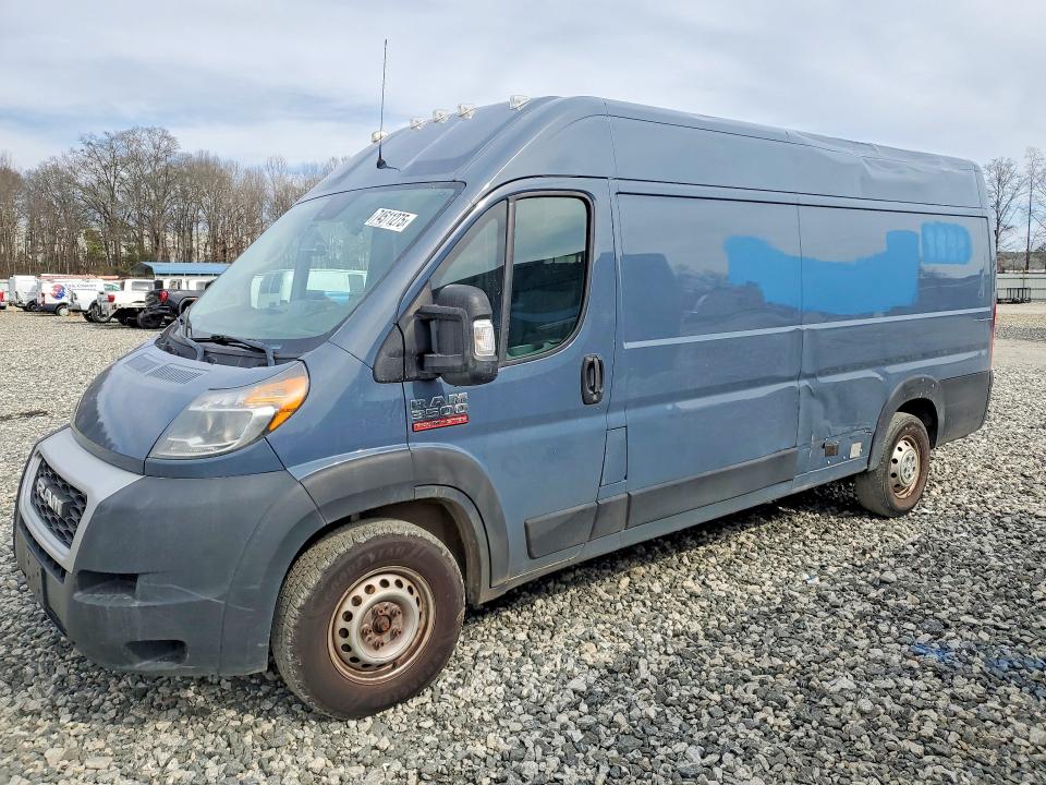 2021 Ram Promaster 3500 მანქანა იყიდება აუქციონზე, vin: 3C6MRVJG1ME549260, აუქციონის ნომერი: 47412586