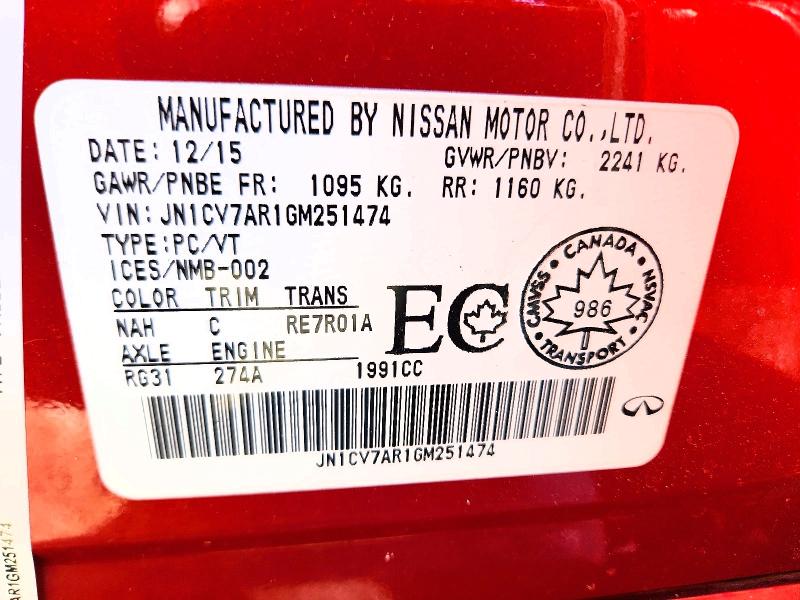 Aukcja sprzedaży 2016 Infiniti Q50, vin: JN1CV7AR1GM251474, numer aukcji: 75629475