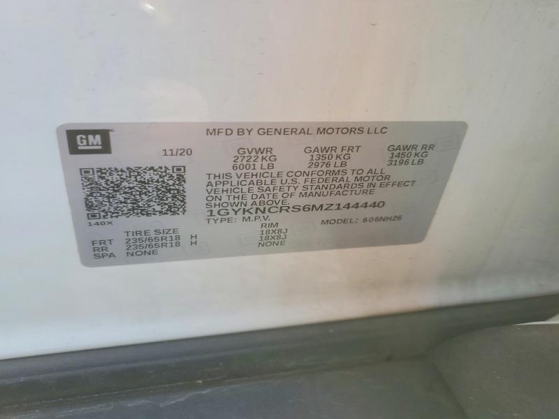 Продажа на аукционе авто 2021 Cadillac Xt5, vin: 1GYKNCRS6MZ144440, номер лота: 75432965