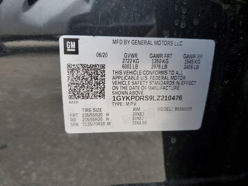 Aukcja sprzedaży 2020 Cadillac Xt6, vin: 1GYKPDRS9LZ210476, numer aukcji: 78605425
