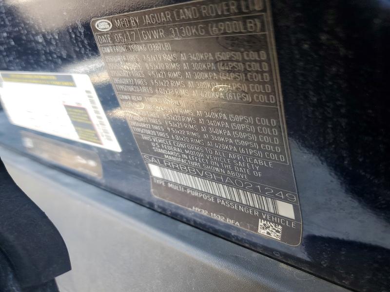Aukcja sprzedaży 2017 Land Rover Discovery, vin: SALRRBBV9HA021249, numer aukcji: 79450585