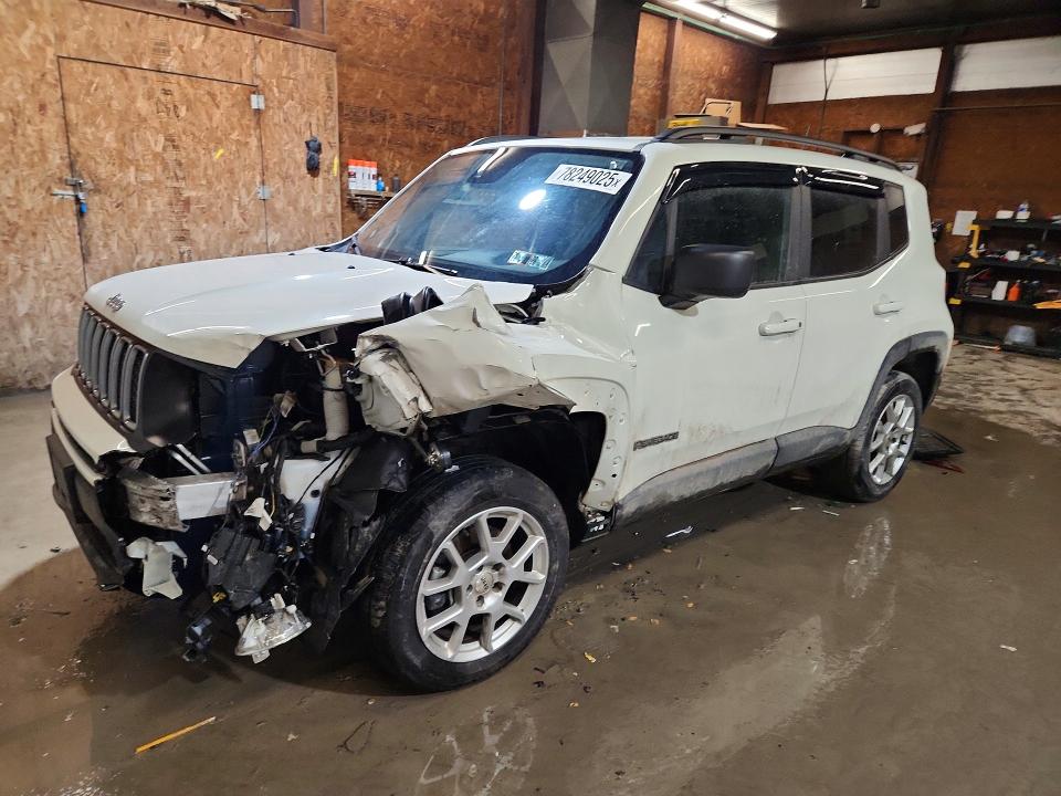 2022 Jeep Renegade მანქანა იყიდება აუქციონზე, vin: ZACNJDA10NPN67860, აუქციონის ნომერი: 78249025