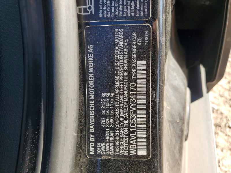 Продаж на аукціоні авто 2015 Bmw X1, vin: WBAVL1C53FVY34170, номер лоту: 76899445