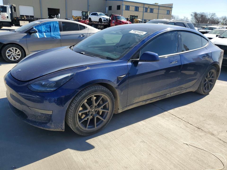 Продажа на аукционе авто 2021 Tesla Model 3, vin: 5YJ3E1EAXMF986957, номер лота: 77921685