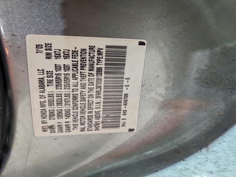 Продаж на аукціоні авто 2005 Honda Odyssey, vin: 5FNRL387X5B132886, номер лоту: 78642305