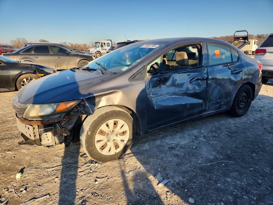 77581795 :رقم المزاد ، 19XFB2F59CE033108 vin ، 2012 Honda Civic مزاد بيع