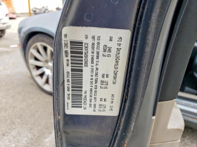 76805685 :رقم المزاد ، 2C3KA73W56H330692 vin ، 2006 Chrysler 300c مزاد بيع