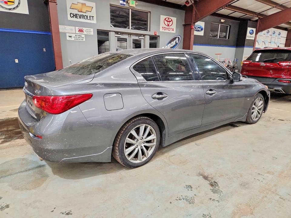 77352505 :رقم المزاد ، JN1BV7AR0FM412178 vin ، 2015 Infiniti Q50 Base مزاد بيع