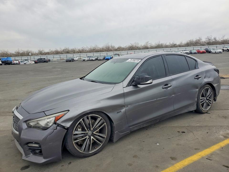 2017 Infiniti Q50 მანქანა იყიდება აუქციონზე, vin: JN1EV7AP8HM737630, აუქციონის ნომერი: 75708235
