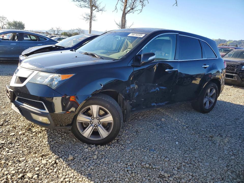 76076595 :رقم المزاد ، 2HNYD2H30DH504321 vin ، 2013 Acura Mdx مزاد بيع