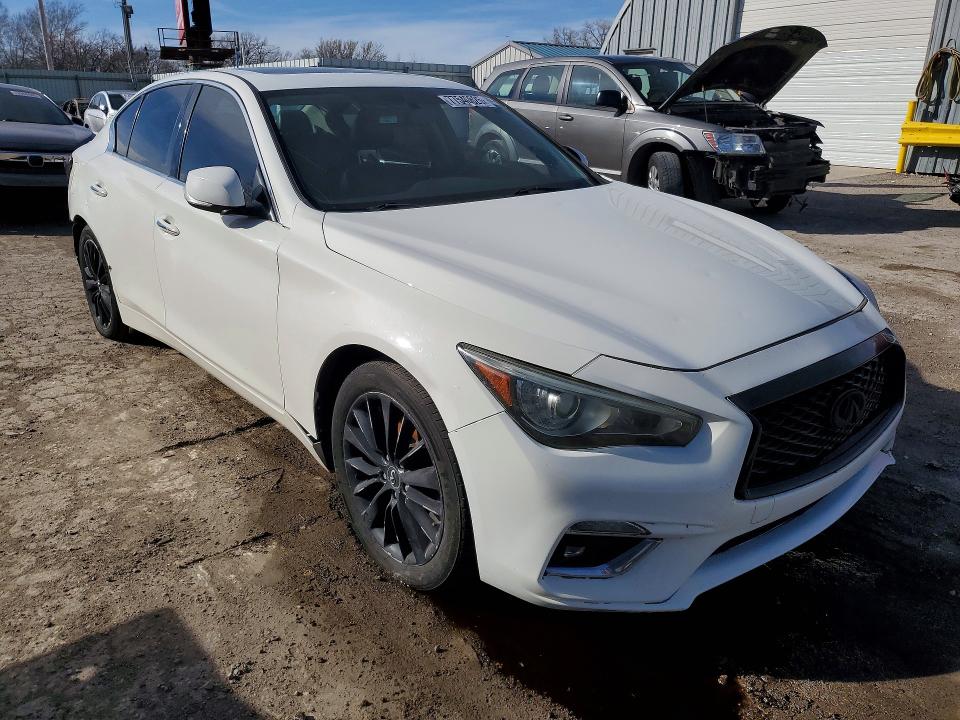 2018 Infiniti Q50 მანქანა იყიდება აუქციონზე, vin: JN1EV7AR8JM443006, აუქციონის ნომერი: 77540625