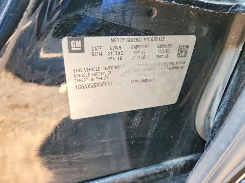 Aukcja sprzedaży 2014 Cadillac Cts Luxury, vin: 1G6AX5SX3E0167177, numer aukcji: 77355515