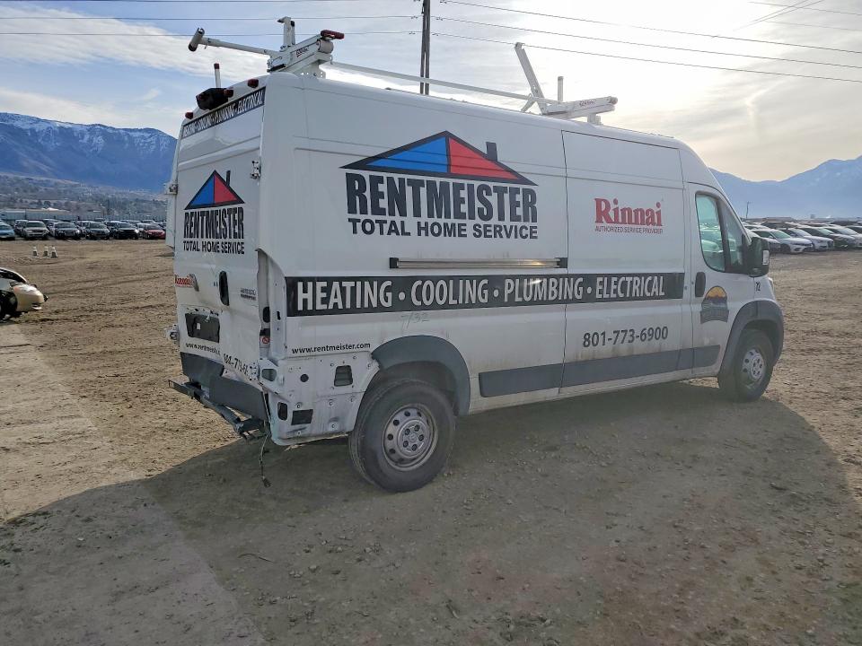 77705975 :رقم المزاد ، 3C6LRVDG6PE604779 vin ، 2023 Ram Promaster 2500 مزاد بيع