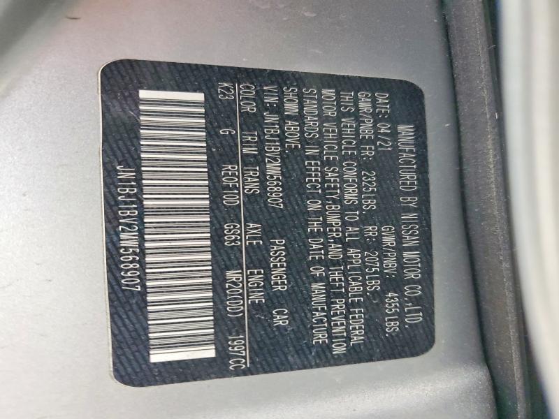 Продаж на аукціоні авто 2021 Nissan Rogue Spor, vin: JN1BJ1BV2MW568907, номер лоту: 77498085
