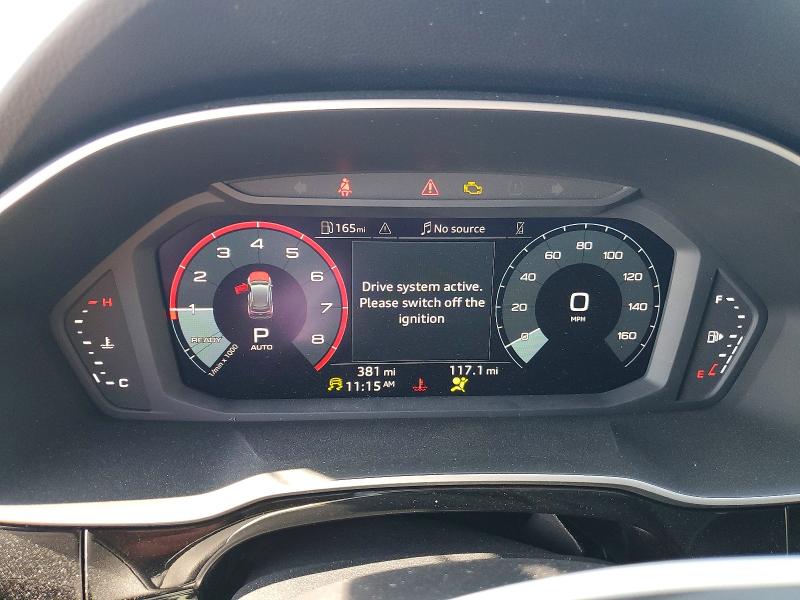 Aukcja sprzedaży 2025 Audi Q3, vin: WA1DECF37S1095931, numer aukcji: 76988625