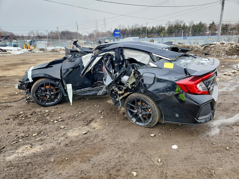 75666445 :رقم المزاد ، 2HGFC1E58HH705083 vin ، 2017 Honda Civic مزاد بيع