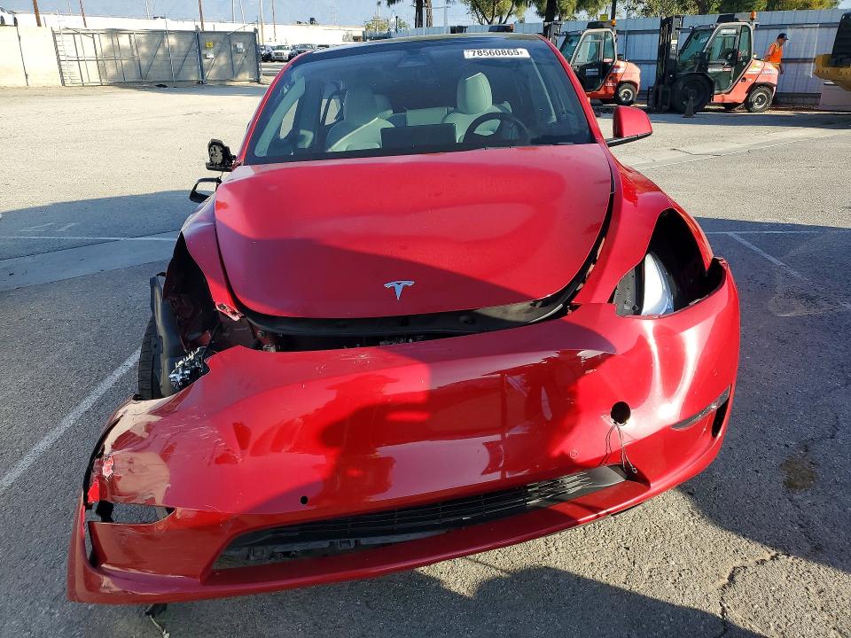 Продажа на аукционе авто 2021 Tesla Model Y, vin: 5YJYGDEE7MF282705, номер лота: 78560865