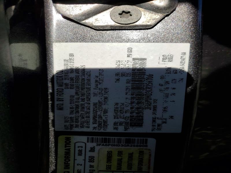 Aukcja sprzedaży 2016 Ford Fusion, vin: 3FA6P0HD3GR256906, numer aukcji: 79110295