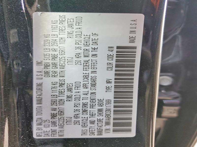 Продажа на аукционе авто 2025 Mazda Cx-50, vin: 7MMVAABW3SN117989, номер лота: 76290425