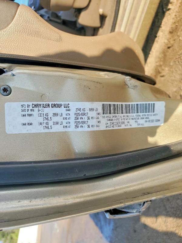 2012 Chrysler Town & Country მანქანა იყიდება აუქციონზე, vin: 2C4RC1CG6CR136981, აუქციონის ნომერი: 78216295