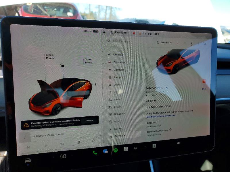 Продажа на аукционе авто 2019 Tesla Model 3, vin: 5YJ3E1EB1KF408316, номер лота: 78447815