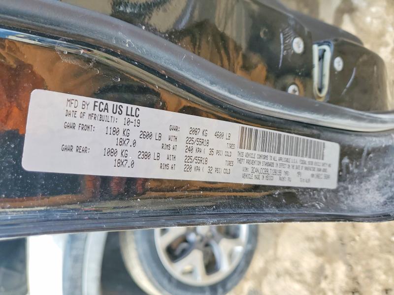 78955495 :رقم المزاد ، 3C4NJDCB9LT128199 vin ، 2020 Jeep Compass مزاد بيع