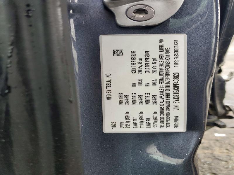 75461235 :رقم المزاد ، 5YJ3E1EA3PF408820 vin ، 2023 Tesla Model 3 مزاد بيع