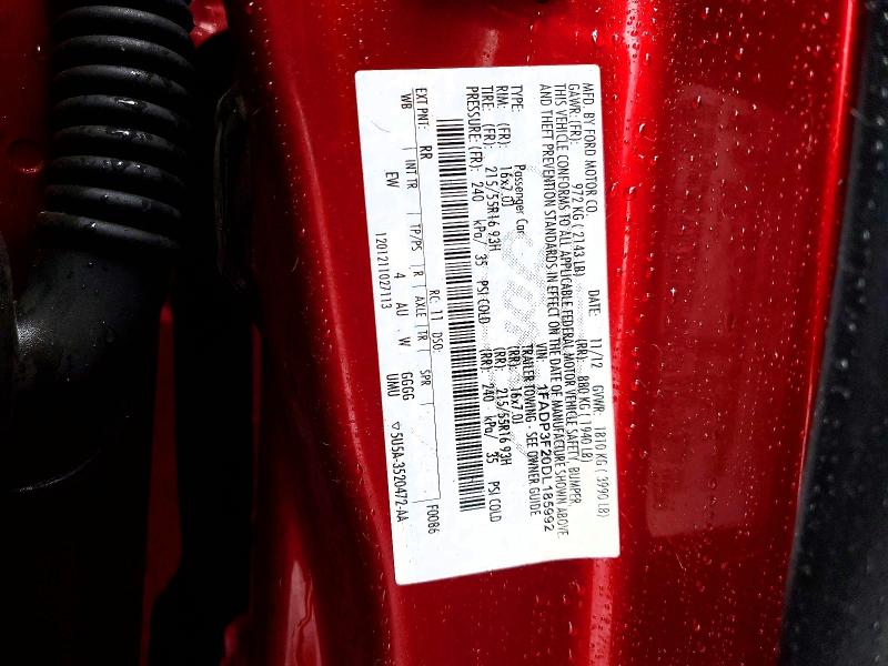 77991955 :رقم المزاد ، 1FADP3F20DL185992 vin ، 2013 Ford Focus مزاد بيع