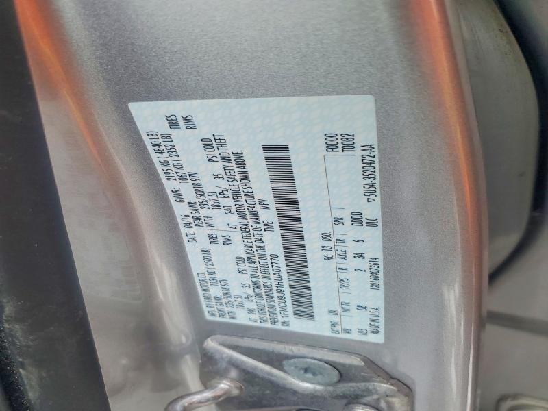 Продаж на аукціоні авто 2017 Ford Escape, vin: 1FMCU9J91HUA07770, номер лоту: 76969345