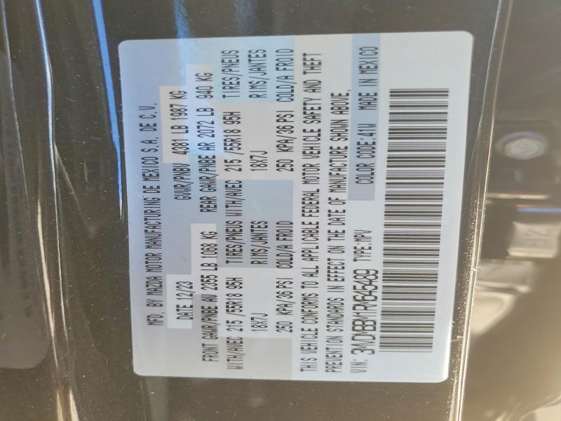 Aukcja sprzedaży 2024 Mazda Cx-30, vin: 3MVDMBBM1RM645489, numer aukcji: 76937675