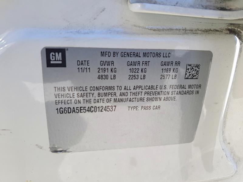 Продажа на аукционе авто 2012 Cadillac Cts, vin: 1G6DA5E54C0124537, номер лота: 75359645