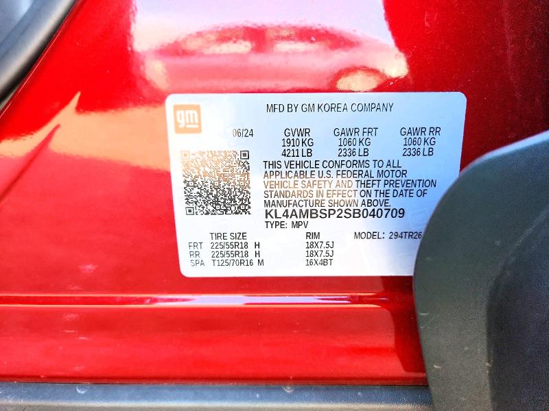 Aukcja sprzedaży 2025 Buick Encore Gx, vin: KL4AMBSP2SB040709, numer aukcji: 78564585