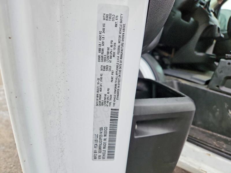 Продаж на аукціоні авто 2023 Ram Promaster 3500, vin: 3C6MRVJGXPE514155, номер лоту: 64684706