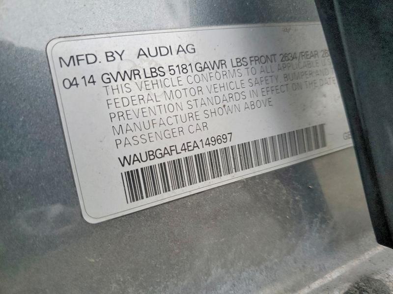 Продажа на аукционе авто 2014 Audi S4, vin: WAUBGAFL4EA149697, номер лота: 76601985