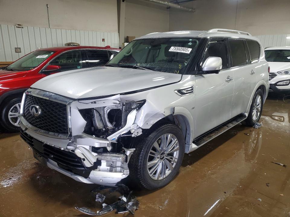 Auction sale of the 2018 Infiniti Qx80 Base, vin: JN8AZ2NEXJ9190398, lot number: 75568905