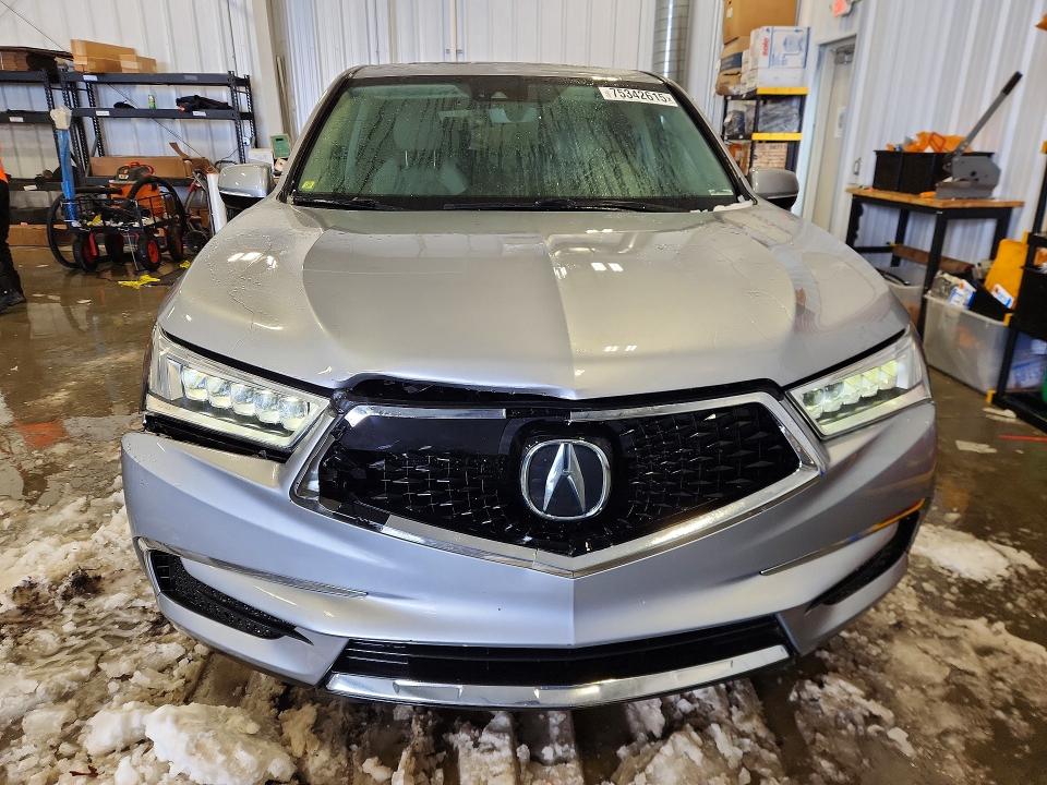 2017 Acura Mdx მანქანა იყიდება აუქციონზე, vin: 5FRYD4H59HB029202, აუქციონის ნომერი: 75342615