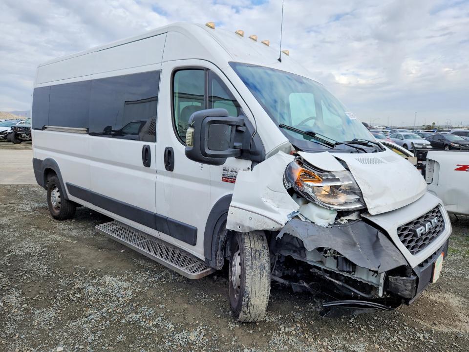 77069725 :رقم المزاد ، 3C6TRVPG9KE523425 vin ، 2019 Ram Promaster 2500 مزاد بيع
