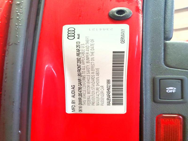 Продаж на аукціоні авто 2017 Audi A4, vin: WAUENAF45HN021896, номер лоту: 75296455
